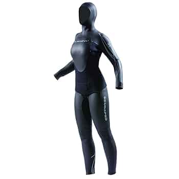 Amazon.com: SCUBAPRO Element Freediving Suit, Women, Black